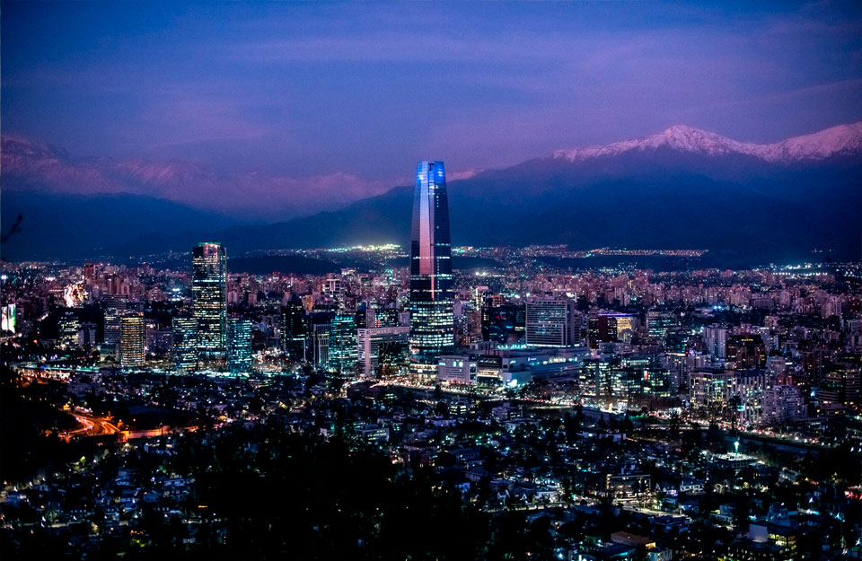 Santiago à noite